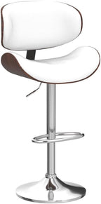 YaFiti Bar Stools Set of 4, Modern Pu Leather Swivel Adjustable Bar Stool - Image 5