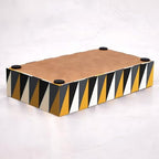 Handicrafts Home Black Large Decorative Storage Box With Lid, 10x6x2.5 In - Image 4