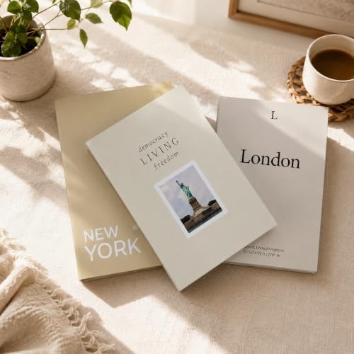 3 PCS Faux Decorative Books for Home Decor-Coffee Table Books Decor-Aesthetic Fake/Faux Books (NEW YORK London Living) - Image 6