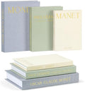 Set of 3 Decorative Books for Home Decor, Linen Faux Books for Coffee Table, Bookshelf or Mantel, Aesthetic Fake Book Storage Boxes with Magnetic Snap for Photo Organization & Keepsakes Box by WOPIPAL