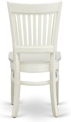 East West Furniture VAC-LWH-W Vancouver Dining Chairs - Image 7