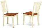 East West Furniture AVC-WHI-W Avon Kitchen Dining Chairs by EastWestFurniture