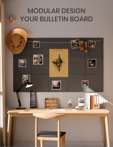 Fluxynara Felt Bulletin Board & Cork Board Alternative 48'' x 36'' - 12 Pack - Image 6