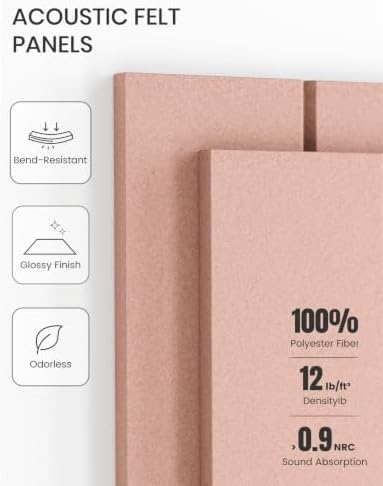 Fluxynara Felt Bulletin Board & Cork Board Alternative 48'' x 36'' - Image 5