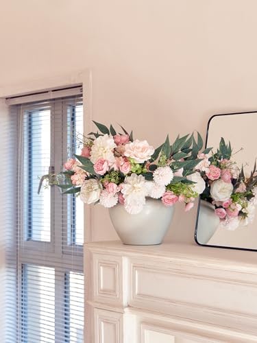 Anna's Whimsy Artificial Flowers Bouquets, Artificial Silk Flowers Bouquets for Wedding, Home Table Decorations, Wedding Centerpieces Bouquets Flowers Arrangement Decorations - Image 5