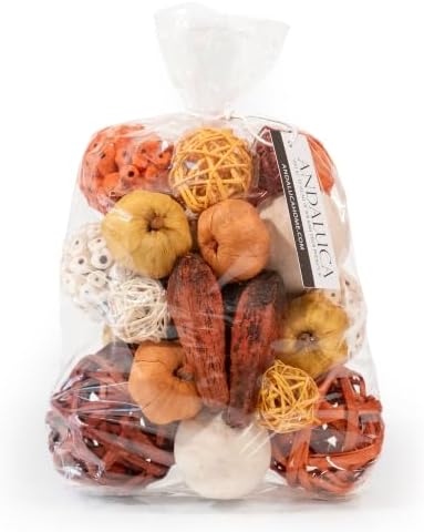 ANDALUCA Decorative Balls Orbs Bag (Pumpkin Orange) - Image 7