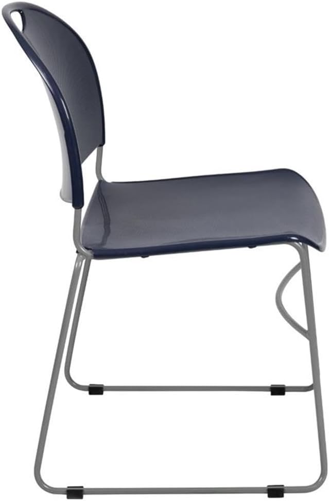 Flash Furniture HERCULES Series 880 lb. Capacity Navy Ultra-Compact Stack Chair - Image 7