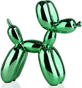 Green Balloon Dog Decor,Balloon Animal Preppy Room Shelf Decor,Cute Statue Home Decors,Office,Bedroom Modern Sculpture Desk Decoration,Green Decorations Gifts by XIAOMAGG