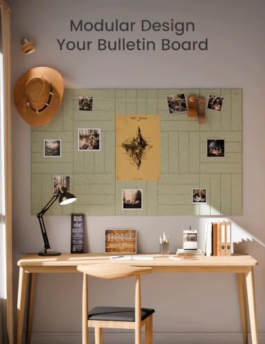 Fluxynara Felt Bulletin Board & Cork Board Alternative 48'' x 36'' - Image 6