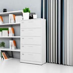 Letaya Lateral 5 Drawer File Cabinet - Image 6