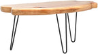 WELLAND Live Edge Cedar Wood Coffee Table - Image 5