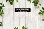 CSWLJS Funny Rustic Metal Tin Signs Wash Your Hands Ya Filthy Animal Kitchen Sign Wall Decor Black Vintage Farmhouse Bar Decor for Home Pantry Dining Room Coffee Shop 4x16 In - Image 6