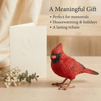 Distinctive Designs 4.125"" Red Cardinal Figurine - Cardinal Decor for Memorial Home Decor - Bereavement Gift, Red, Black, Orange - Image 5