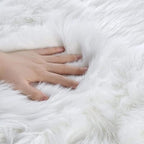 ORINOVA White Shag Rugs for Living Room 9x12 Area Rugs for Bedroom Large - Image 6