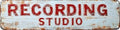 Vintage Tin Recording Studio Sign Retro Metal Sign for indoor Decoration - indoor Funny Wall Art Plaque 4x16 Inch by VintageTinSign