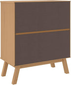 Scandinavian Style Solid Pine Wood Drawer Cabinet - Image 9