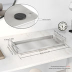 FEILERN Toilet Paper Basket,Toilet Paper Storage for Toilet Tank, Bathroom, Kitchen Counter (Silver) - Image 3