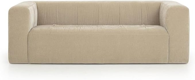 Pemberly Row Contemporary Upholstered Sofa, Upcycled Chenille, Sustainable - Image 6
