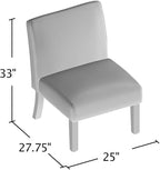 BOWERY HILL 3-Piece Accent Table and Chair Set, MDF and Birch Wood, - Image 6