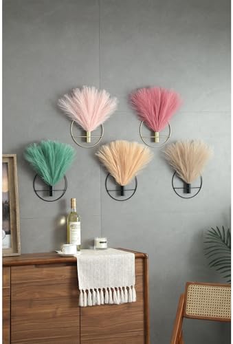 Pretty Jolly Boho Pampas Wall Decor Gold Metal Wall-Mounted Art - Image 5