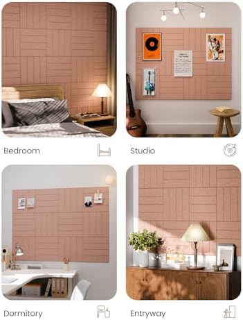 Fluxynara Felt Bulletin Board & Cork Board Alternative 48'' x 36'' - 12 Pack - Image 6