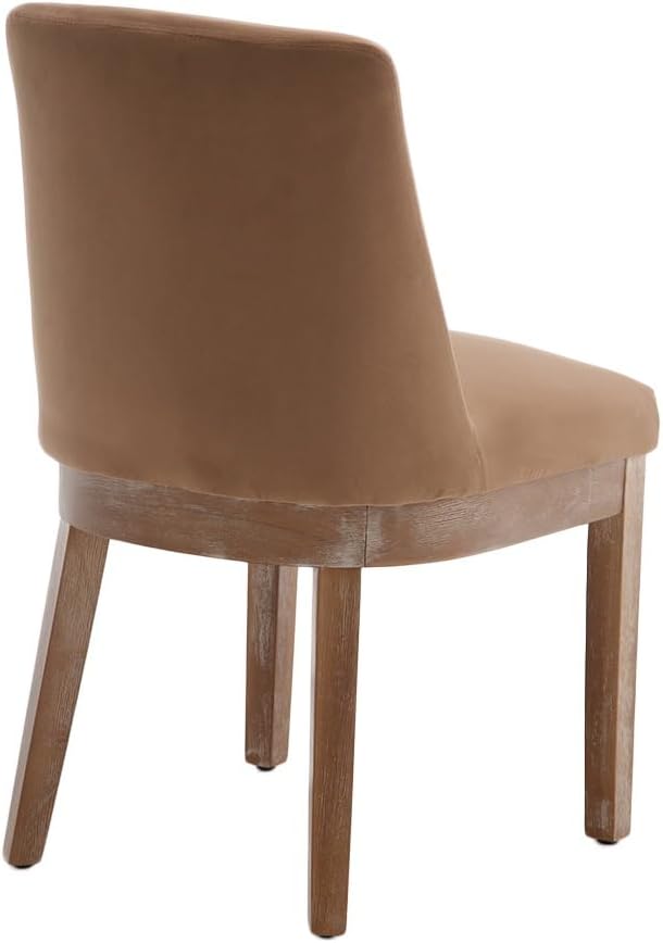 RIVOVA Modern Dining Chairs Set of 4, Comfortable Velvet Fabric Upholstered - Image 7