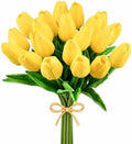 Mandy's 20pcs Artificial Yellow Tulips by Mandys