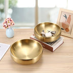 9.1" Stainless Steel Bowl Decorative Key Bowl for Entryway Table - Image 7