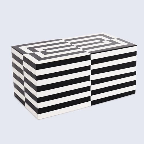 Handicrafts Home Decorative Organizer Box 10x5 – Large Keepsake Box with Lid, Modern Decorative Storage Box, Bohemian Coffee Table Décor, Jewelry & Memory Box, Decorative Accent Box for Home Décor - Image 7