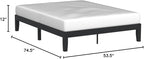 Mellow Naturalista Classic 12 Inch Solid Wood Platform Bed - Image 2