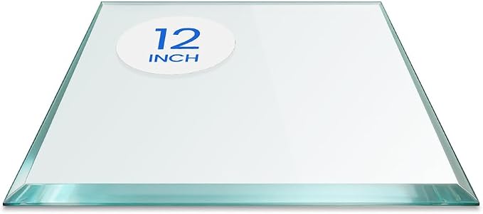 Dulles Glass 12 inch Square Glass Table Top by DullesGlass
