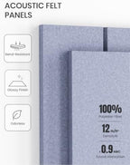 Fluxynara Felt Bulletin Board & Cork Board Alternative 36'' x 24'' - 6 Pack - Image 5