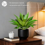 Artificial Agave Plant Fake Agave Plant Artificial Plants Outdoor Uv Resistant Artificial Fake Plants Suitable for Indoor Home Decor Outdoor Courtyard Balcony Terrace Decor 20.9'',Green,1Pcs - Image 5