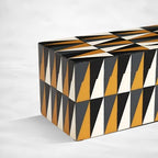 Handicrafts Home Black White Large Decorative Keepsake Box with Lid, 10x5x5 - Image 5