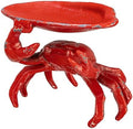 Creative Co-Op Distressed Cast Iron Crab Shaped Decorative Dish, Red by Unknown