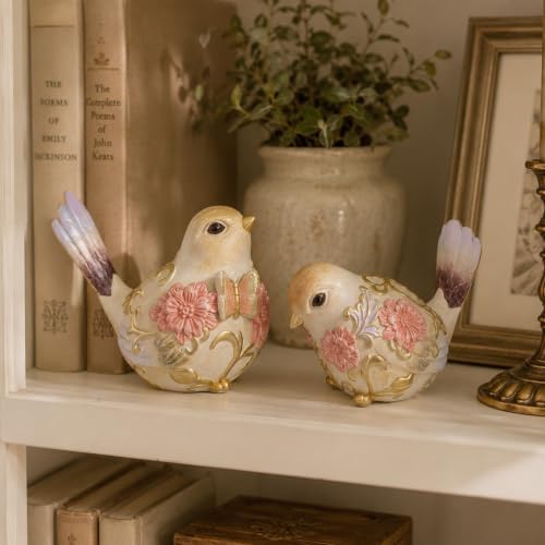 Stylor Bird Figurines Home Decor Set of 2 - Image 6