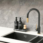 MOMEEMO Soap Dispenser Set Comes with Stainless Steel Pumps, Black & Black - Image 3