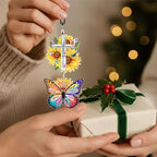 Christian Gifts for Women Faith - Sunflower Butterfly Gifts for Women Religious - Birthday Gifts for Women, Inspirational, Religious Gifts for Sister, Friend, Daughter, Mom - Office Desk Accessories - Image 2