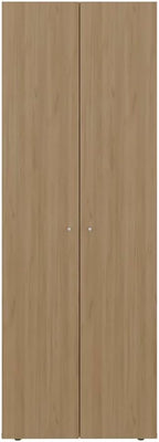 Soham Closet System Eco-Friendly Bedroom Organizer in Macadamia Finish - Image 7