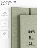 Fluxynara Felt Bulletin Board & Cork Board Alternative 48'' x 36'' - Image 5