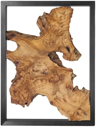 NAHARO 16''*12''Modern Wood Wall Decor- Natural wood Handcrafted Rustic Charm for Your Home - Perfect for Living Room, Bedroom,Kitchen,or Office by NAHARO