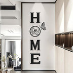 CrazyDeal Home Signs Decor Aesthetic Bird Wall Art Letter Wall decor for Living Room Bedroom Kitchen Farmhouse Wall Hanging Modern Decorations Large (Black Acrylic,49.2 X 15.7 Inch) by CrazyDeal