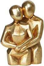 Guichifun Hugging Couple Sculptures Gold Home Décor by Guichifun