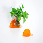 ROYALITA 2-Pack Small Acrylic Shelves Room Decor Floating Shelves, Orange - Image 7