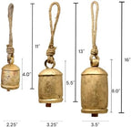Vintage Handmade Rustic Door Hanging Bells Harmony Cow Bells for Lucky Christmas Décor Farmhouse Metal Shabby Chic Bells - Image 3