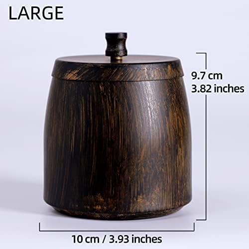 Large Ashtray with Lid for Cigarette, Stainless Steel Smokeless Odorless Windproof Ash tray for Home Office Tabletop Outside Patio Outdoor Balcony(3.93''x3.2''x3.82'') - Image 2