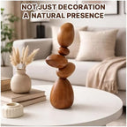 Cairn Sculpture – Magnetic Wood Art for Desk, Office & Indoor Decor - Image 4