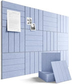 Fluxynara Felt Bulletin Board & Cork Board Alternative 48'' x 36'' - 12 Pack by FLUXYNARA