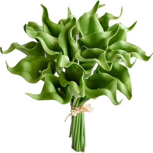 Mandy's 20pcs Green Calla Lily Artificial Flowers by Mandys