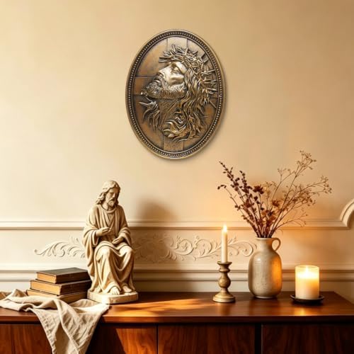Vintage Jesus Cross Wall Decor,Cross Wall Art,Jesus Decor,Vintage Wall Art - Image 5